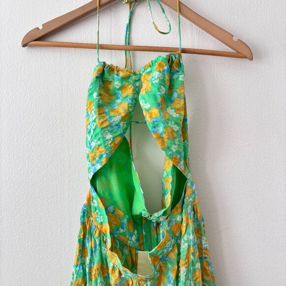 Sabo Skirt Calais Seersucker Floral Print Maxi Dress - Picture 6 of 9